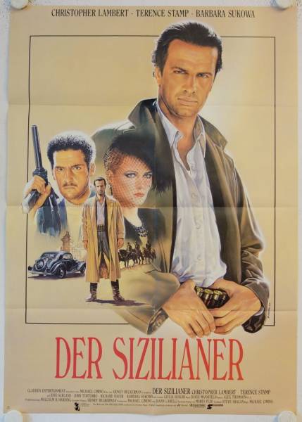 The Sicilian original release german movie poster